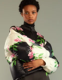 Outlet Cynthia Rowley April Showers Puffer Jacket BLKFL