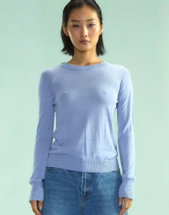 Clearance Cynthia Rowley Aspen Crewneck Knit Top PRWKL