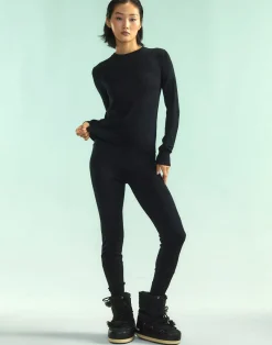 Hot Cynthia Rowley Aspen Knit Jogger BLACK