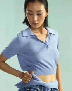 Sale Cynthia Rowley Aspen Knit Polo PRWKL