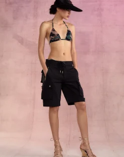 Clearance Cynthia Rowley Baia Bikini Top GRNCAM