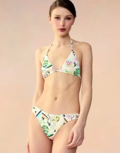 Discount Cynthia Rowley Baia Bikini Top WHTFL
