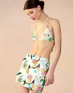 Discount Cynthia Rowley Baia Bikini Top WHTFL