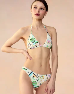 Discount Cynthia Rowley Baia Bikini Top WHTFL