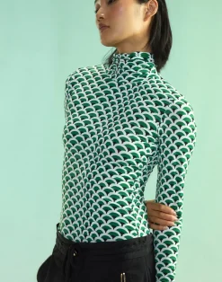 Fashion Cynthia Rowley Base Layer Turtleneck GRNWT