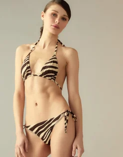 Clearance Cynthia Rowley Bella Bikini Bottom ZEBRA