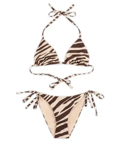 Clearance Cynthia Rowley Bella Bikini Bottom ZEBRA