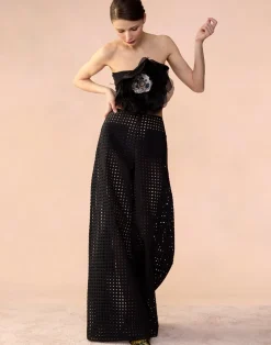 Outlet Cynthia Rowley Birdcage Pants BLACK