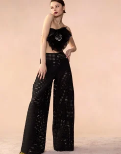 Outlet Cynthia Rowley Birdcage Pants BLACK