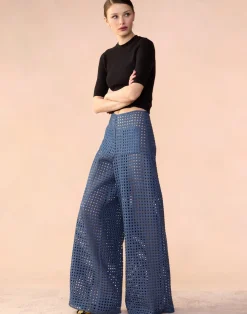 Discount Cynthia Rowley Birdcage Pants Denim