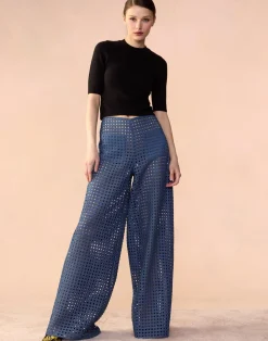 Discount Cynthia Rowley Birdcage Pants Denim