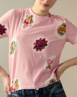 Best Cynthia Rowley Bloom Tee PNKMT