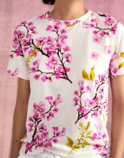 Discount Cynthia Rowley Bloom Tee WHTCHR