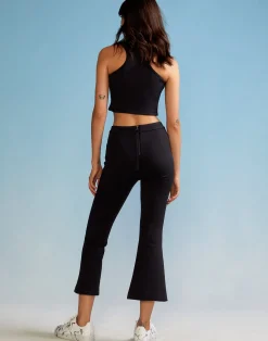 Discount Cynthia Rowley Bonded Active Pant BLACK
