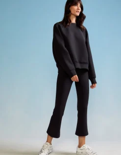 Discount Cynthia Rowley Bonded Active Pant BLACK