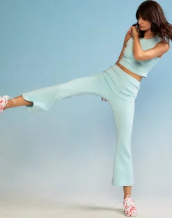 Online Cynthia Rowley Bonded Active Pant BLUE