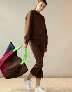 Fashion Cynthia Rowley Bonded Active Pant Brown