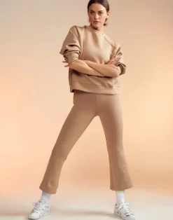 Clearance Cynthia Rowley Bonded Active Pant CAMEL