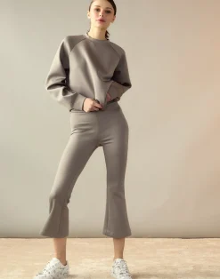 Discount Cynthia Rowley Bonded Active Pant GRAY