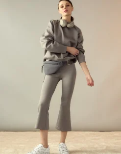 Discount Cynthia Rowley Bonded Active Pant GRAY