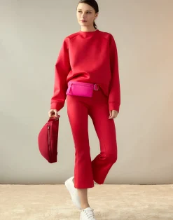 Best Cynthia Rowley Bonded Active Pant Red