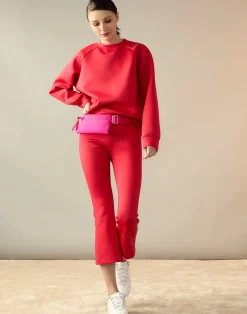 Best Cynthia Rowley Bonded Active Pant Red
