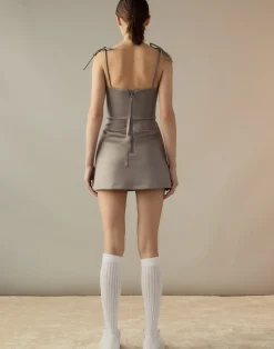 Outlet Cynthia Rowley Bonded Basics Dress GRAY