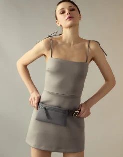 Outlet Cynthia Rowley Bonded Basics Dress GRAY