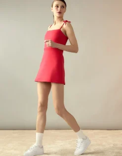 New Cynthia Rowley Bonded Basics Dress Red