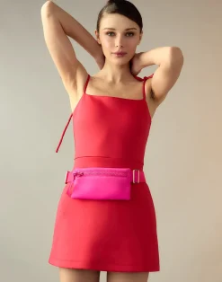 New Cynthia Rowley Bonded Basics Dress Red