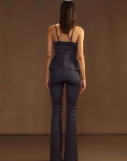 Clearance Cynthia Rowley Bonded Fit and Flare Pant NABUR