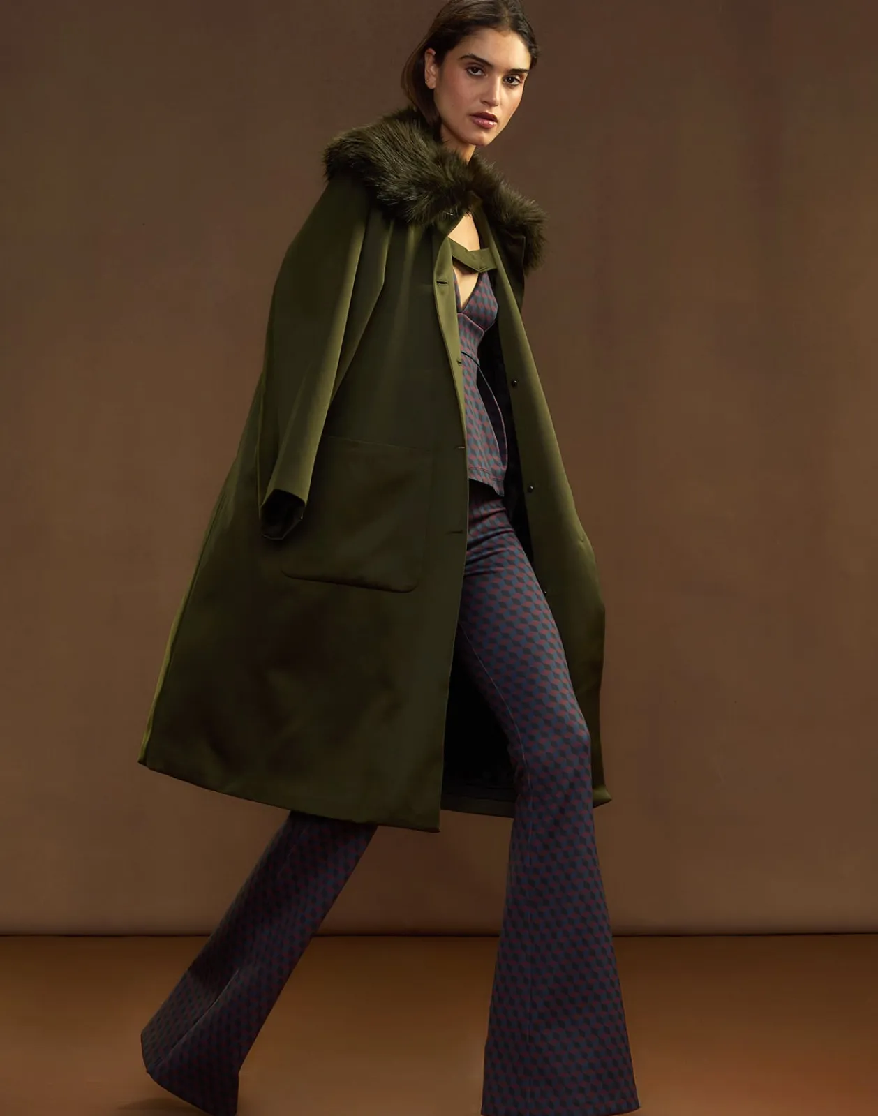 Clearance Cynthia Rowley Bonded Fit and Flare Pant NABUR