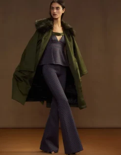 Clearance Cynthia Rowley Bonded Fit and Flare Pant NABUR