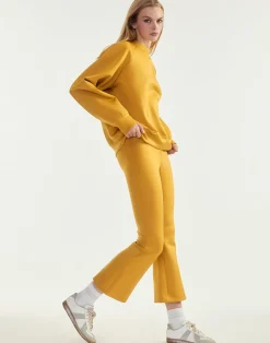 Best Cynthia Rowley Bonded Pullover Sweatshirt GLDYLW