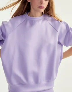 Sale Cynthia Rowley Bonded Pullover Sweatshirt LVNDR