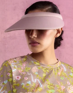 New Cynthia Rowley Bonded Visor CAMEL