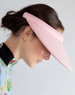 New Cynthia Rowley Bonded Visor PINK