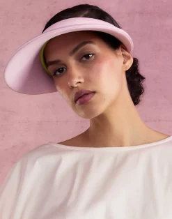 New Cynthia Rowley Bonded Visor PINK