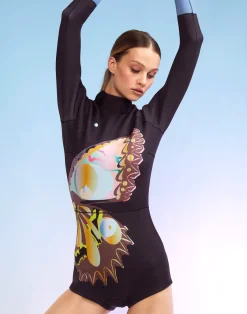 Hot Cynthia Rowley Butterfly Wetsuit BLACK