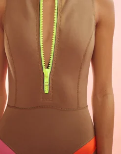 Fashion Cynthia Rowley Byron Wetsuit CAMEL