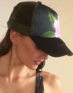 Hot Cynthia Rowley Camo Trucker Hat GRNCAM