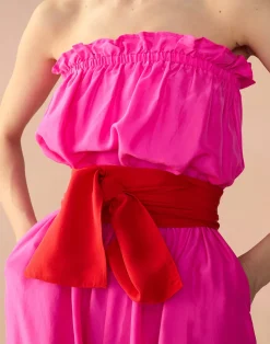 Clearance Cynthia Rowley Cassis Jumpsuit PNKRD