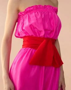 Clearance Cynthia Rowley Cassis Jumpsuit PNKRD