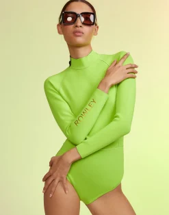 Sale Cynthia Rowley Cheeky Wetsuit NEONG