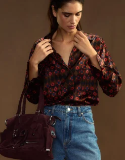 New Cynthia Rowley Collectible Silk Shirt GEOBLRD