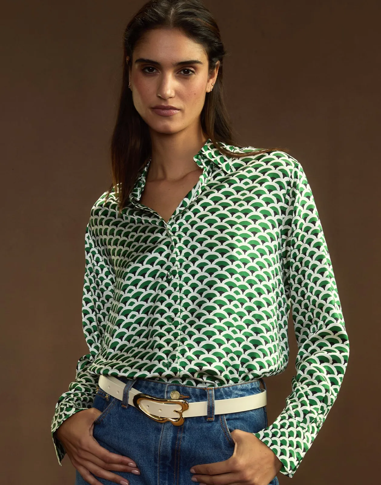 Best Cynthia Rowley Collectible Silk Shirt GRNWT