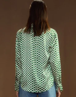 Best Cynthia Rowley Collectible Silk Shirt GRNWT