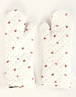 Clearance Cynthia Rowley CR x Kit Quilted Oven Mitt White