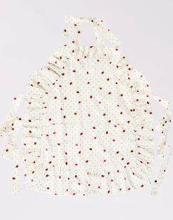 Best Cynthia Rowley CR x Kit Ruffle Apron White