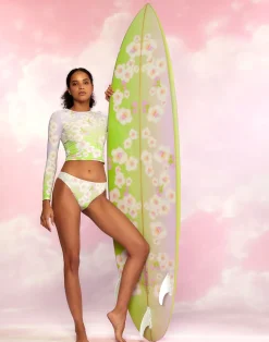 Clearance Cynthia Rowley Custom 7' Surfboard - Cheery Blossom
